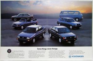 1989 Volkswagen VW Wolfsburg Limited Edition Sales Brochure Jetta Golf Vanagon