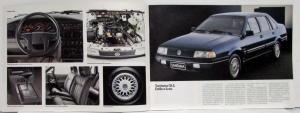 1993 Volkswagen Santana Sales Brochure - Portuguese Text