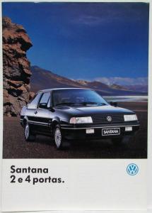 1994 Volkswagen VW Santana 2 and 4 Door Sales Brochure & Specs - Portuguese Text