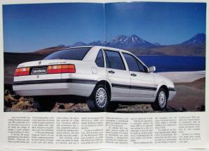 1994 Volkswagen VW Santana 2 and 4 Door Sales Brochure & Specs - Portuguese Text