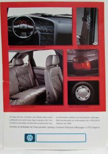 1995 Volkswagen VW Pointer CLi GLi GTi Sales Brochure & Specs - Portuguese Text