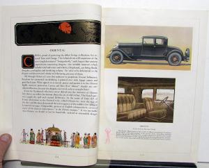 1926 1927 Lincoln Salon Cars Travelogue of Art & Transportation Sales Brochure