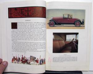 1926 1927 Lincoln Salon Cars Travelogue of Art & Transportation Sales Brochure