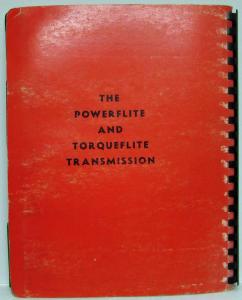 1954-1961 Powerflte and 1956-1961 Torqueflite Transmission Service Shop Manual