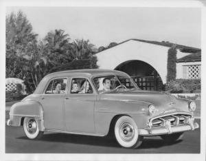 1951 Plymouth Cranbrook Four-Door Press Photo and Release 0113