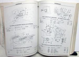 1968-1978 GM Factory Air Conditioning Parts List Book - A/C Chevrolet Pontiac