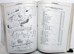 1968-1978 GM Factory Air Conditioning Parts List Book - A/C Chevrolet Pontiac