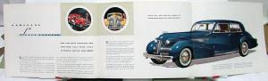 1939 Cadillac Sixty Special & Sixty One Sales Brochure Catalog W/Envelope