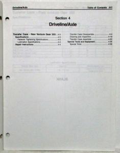 1998 Chevy Pontiac Oldsmobile Buick Cadillac GMC Transmission Overhaul Manuals