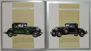 1929 Hupmobile Century Eight Color Prestige Sales Brochure Specs Original