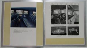 1929 Hupmobile Century Eight Color Prestige Sales Brochure Specs Original