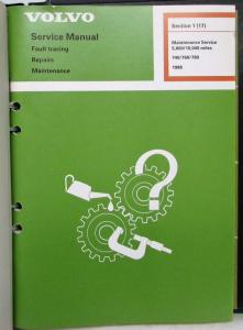 1983-1988 Volvo 700/900 Service Shop Repair Manuals 1 10-19