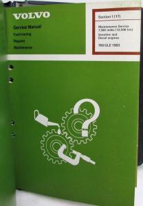 1983-1988 Volvo 700/900 Service Shop Repair Manuals 1 10-19