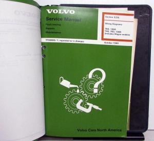 1983-1987 Volvo 700/900 Service Shop Repair Manuals - 3 39 Wiring Diagrams