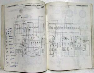 1986 Isuzu Impulse Electrical System Wiring Diagrams & Trouble Shooting Manual