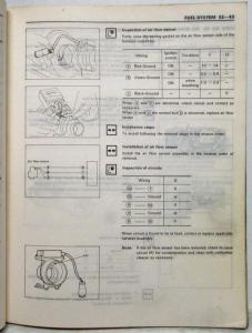 1984 Isuzu Impulse Service Shop Repair Manual