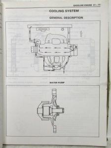 1986 Isuzu I-Mark Service Shop Repair Manual