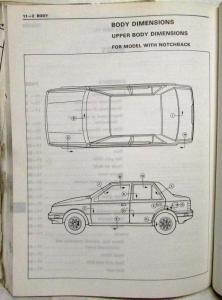 1986 Isuzu I-Mark Service Shop Repair Manual