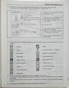 1987 Isuzu I-Mark Service Shop Repair Manual