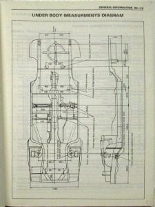 1987 Isuzu Impulse Service Shop Repair Manual