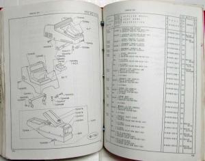 1987 Isuzu PUP (KB) Parts Catalog Book - August 1989