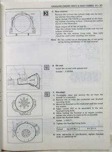 1988 Isuzu I-Mark Service Shop Repair Manual