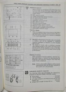 1988 Isuzu I-Mark Service Shop Repair Manual