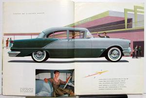 1956 Oldsmobile Foreign Dealer Dutch Text Large Prestige Sales Brochure 88 98