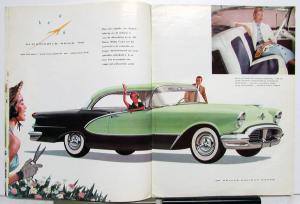 1956 Oldsmobile Foreign Dealer Dutch Text Large Prestige Sales Brochure 88 98