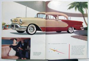 1956 Oldsmobile Foreign Dealer Dutch Text Large Prestige Sales Brochure 88 98