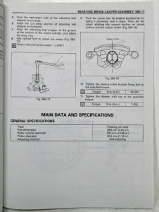 1993 Isuzu Stylus Service Shop Repair Manual