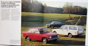 1973 Volvo 140 Series Sales Brochure 142 144 145