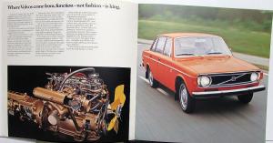 1973 Volvo 140 Series Sales Brochure 142 144 145