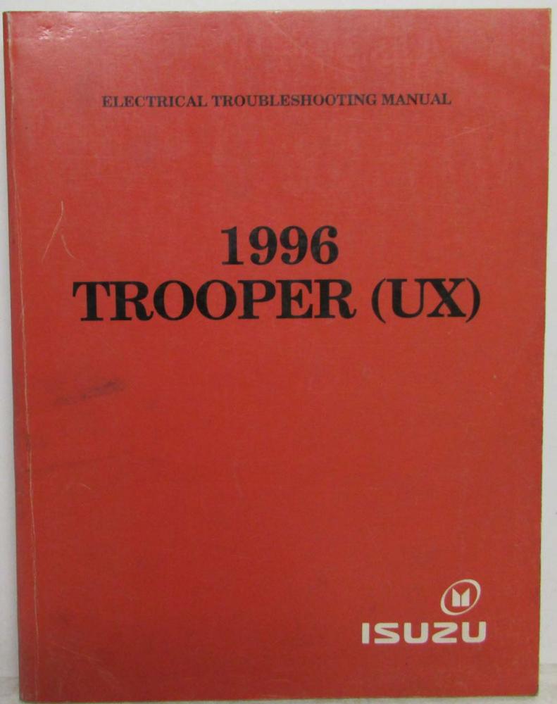 1996 Isuzu LV Owners Manual Reference Book - Rodeo Trooper Hombre