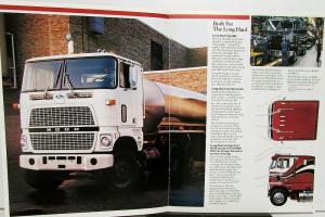 1986 Ford CL-9000 Truck Dealer Sales Brochure