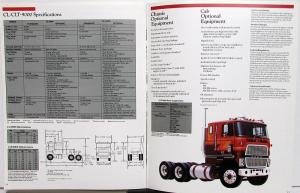 1986 Ford CL-9000 Truck Dealer Sales Brochure