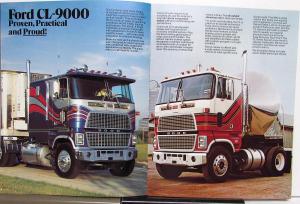 1983 Ford CL-9000 Truck Dealer Sales Brochure