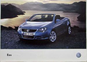 2008 Volkswagen VW Eos Spec Sheet