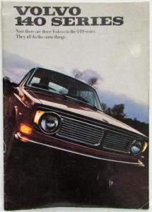 1969 Volvo 140 Series Sales Brochure - 142S 144S 145S