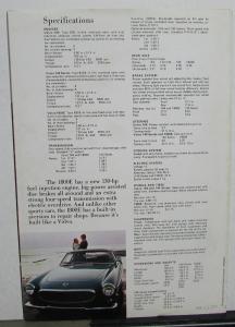 1970 Volvo 140 Series 164 1800E Folder Sales Brochure