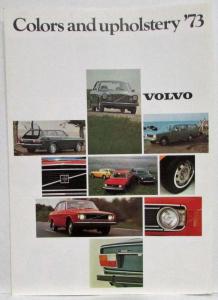 1973 Volvo 142/144 145 164E 1800ES Colors and Upholstery Brochure