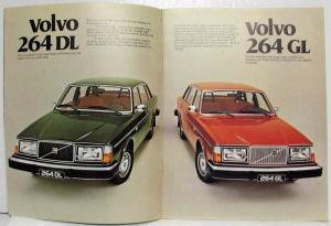 1976 Volvo 264 DL & GL Sales Brochure