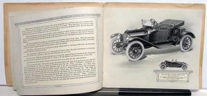 1914 Willys Overland Motor Car Model 79 R C T by Willys Overland Sales Brochure