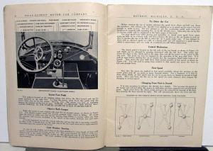 1916 Paige Detroit Model H2 6-38 Car Reference Book Owners Manual Original