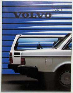 1985 Volvo 240 Series Sales Brochure - Japanese Text