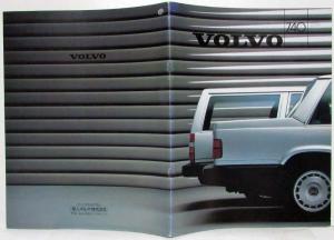 1984-1992 Volvo 740 Sales Brochure - Japanese Text