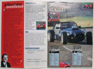 1990-1995 Westfield Sports Cars Ltd Sales Brochure - 1600 1800 Seight - UK