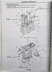 1996 Mazda Automatic Transaxle FB4A-EL Service Shop Repair Manual