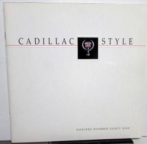 1989 Cadillac Allante Fleetwood Deville Eldorado Seville Brougham Sale Brochure