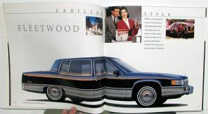 1989 Cadillac Allante Fleetwood Deville Eldorado Seville Brougham Sale Brochure